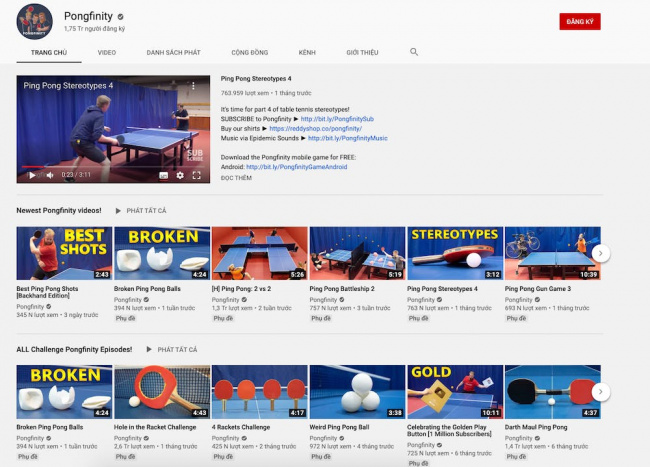 top 9 kênh youtube học bóng bàn bạn không nên bỏ lỡ!