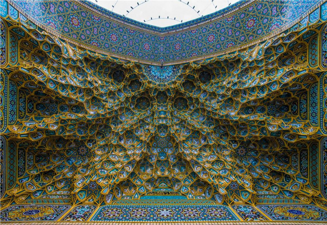 kiệt tác nhà thờ hồi giáo đẹp nhất thế giới nasir al-mulk mosque ở shiraz (iran)