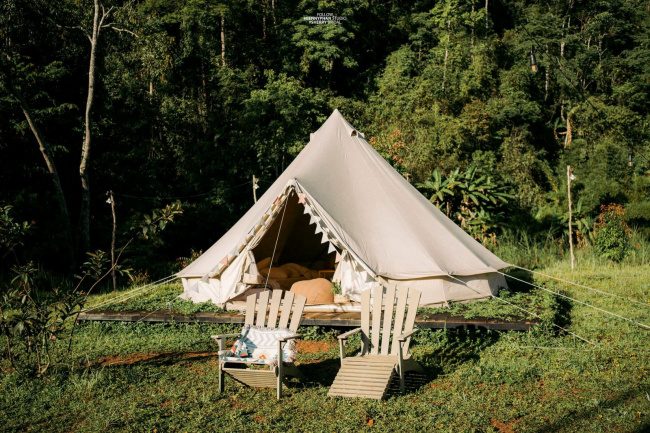 cắm trại sang chảnh giữa thiên nhiên xanh quanh đà lạt