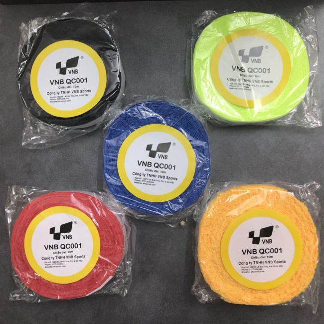 top 4 mẫu quấn cán vợt cầu lông bằng vải chuộng nhất trên thị trường