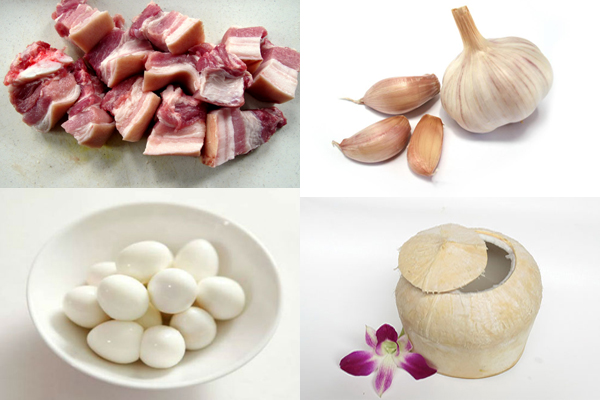 thịt kho nước dừa, thịt kho, món ăn, cách làm món ăn, cách nấu thịt kho nước dừa thơm ngon lạ miệng