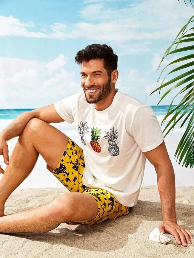thời trang đi biển nam: các set quần áo đi biển nam cực hot hit
