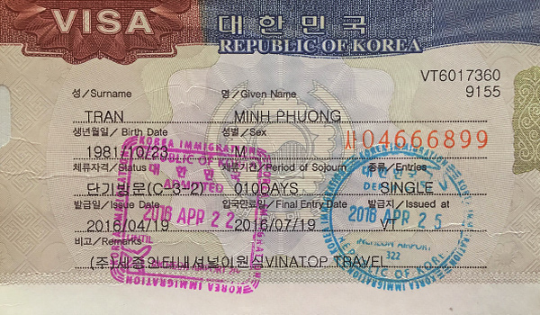 thủ tục xin visa đi du lịch đài loan