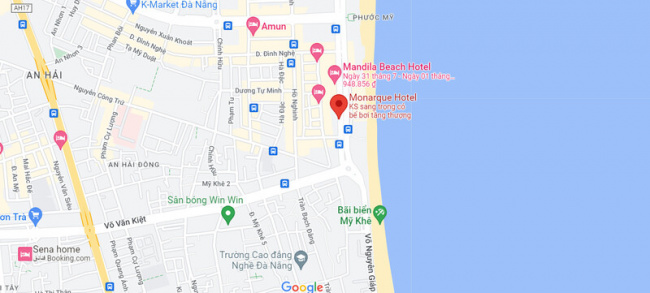 monarque hotel danang – đẳng cấp nghỉ dưỡng bên cạnh biển mỹ khê
