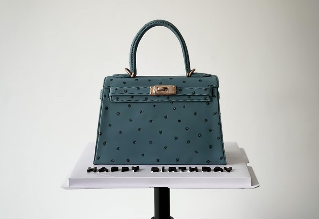 branded handbags, the saigon boy has a talent for making hermes, chanel bag-shaped cakes