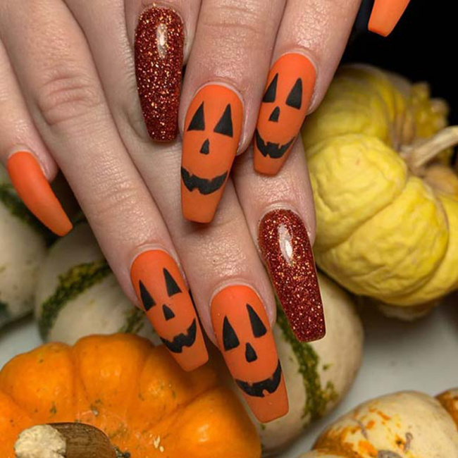 nail đẹp, những mẫu nail halloween đẹp không thể bỏ qua