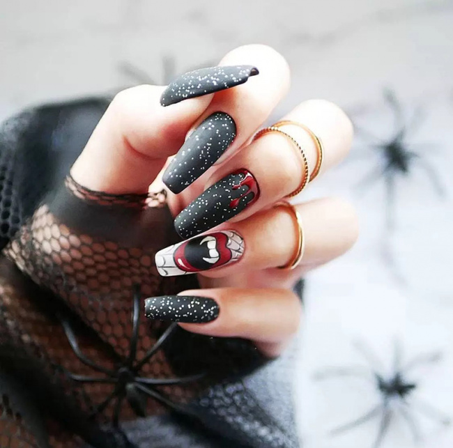 nail đẹp, những mẫu nail halloween đẹp không thể bỏ qua