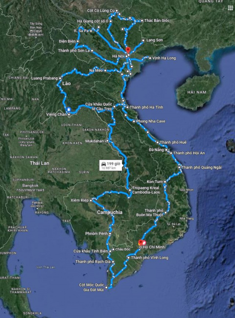 architects, car rental, korea travel, long trip, northern delta, northwest region, travel, family in the city. ho chi minh city drove a pickup truck more than 10,000 km across 3 indochina countries: 45 unforgettable days