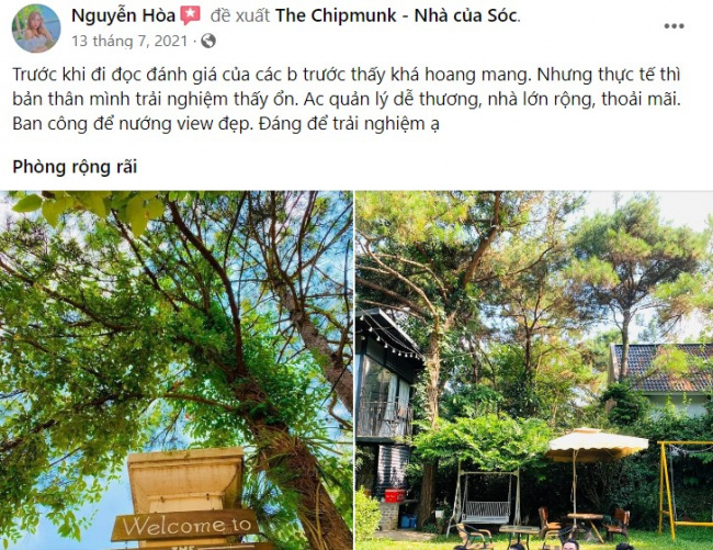 the chipmunk – nhà của sóc resort & homestay đáng trải nghiệm nhất