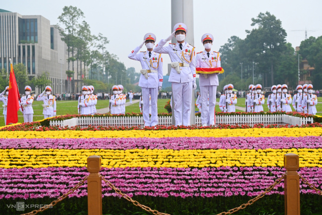 chess ceremony, hanoi, national day, report, september 2nd, flag raising ceremony to celebrate national day september 2