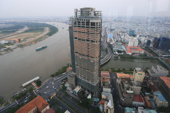 abandoned building, building, saigon one tower, tp hcm, the appearance of the saigon one tower building over 11 years