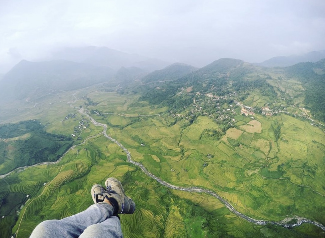 french expressway, highway 13, mù cang chải, report, trung luong expressway, paragliding at mu cang chai attracts young people, an interesting “flying” experience should try once in a lifetime