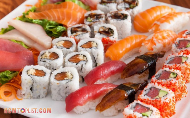 bật mí top 10+ quán sushi quận 9 “ngon quên lối về”