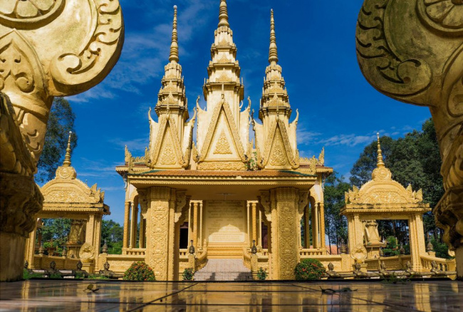 chùa vàm ray – ngôi chùa khmer độc đáo tại trà vinh