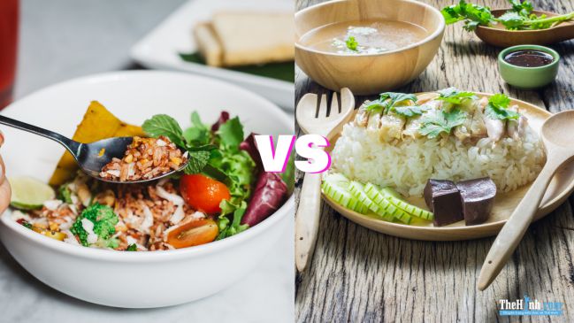 kiến thức thể hình, tập thể hình, so sánh gạo lứt và gạo trắng loại nào ăn thì sẽ tốt hơn ?