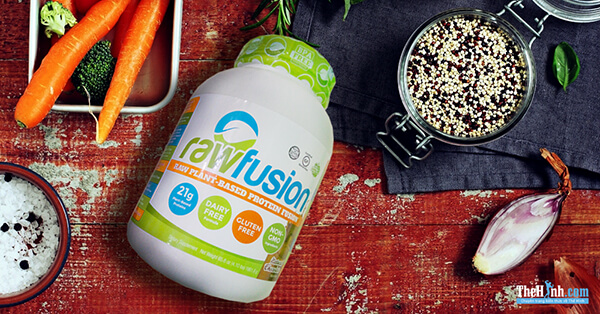 thực phẩm bổ sung, đánh giá, review raw fusion – whey protein thực vật dành cho người ăn chay