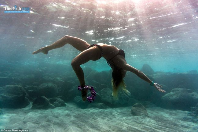 hình ảnh đẹp, tập thể hình, tin tức thể hình, thích thú với bộ ảnh tập gym nữ tập luyện ở…..dưới đáy biển