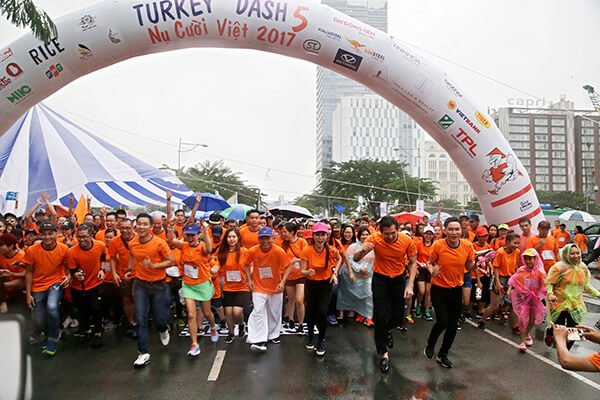 sự kiện chạy bộ, turkey dash – chạy bộ từ thiện vì nụ cười của trẻ em