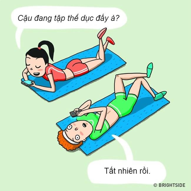 tập thể hình, thể hình hài hước, tin tức thể hình, 11 kiểu con gái ở phòng tập gym kiểu gì cũng gặp 1 lần