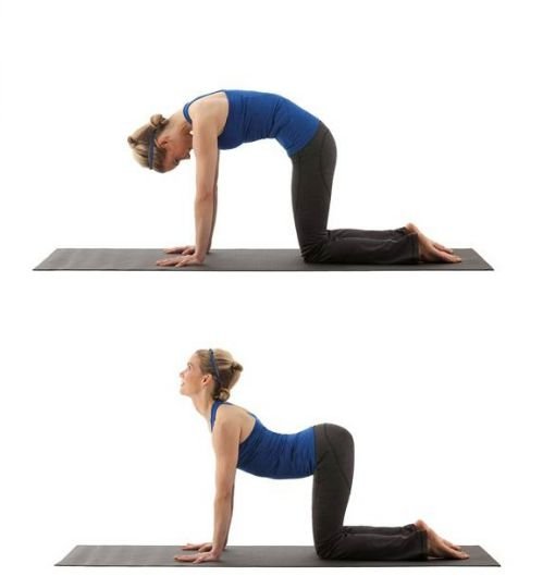 bài tập lưng, bài tập yoga, cơ lưng giữa, cách giữ dáng chuẩn, giảm đau lưng mà chị em nên biết