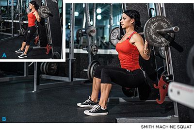 bài tập gym, bài tập đùi và mông, cơ mông, cơ đùi sau, cơ đùi trước, squat, tập thể hình, thể hình nữ, cách cải thiện vòng 3 chảy xệ nhờ các bài tập squat cho nữ [p3]