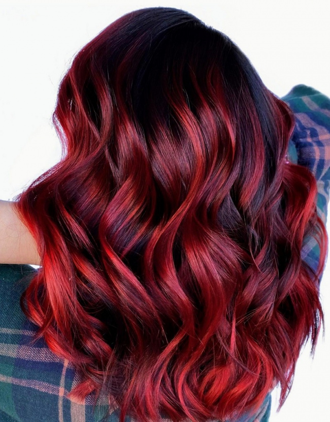 kiểu tóc, top 9 kiểu tóc nhuộm màu đỏ lửa khiến bạn không thể rời mắt