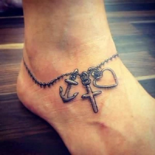 hình xăm nhấp lên xuống chân mini, khuôn tattoo vòng cồ bàn chân đẹp