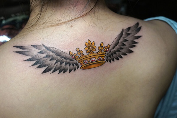 ý nghĩa hình xăm vương miện, tattoo vương miện đẹp nhất