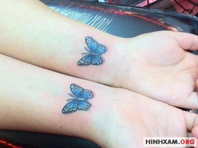 Hình xăm bướm ở cổ tay  𝘏𝘪𝘯𝘩  Đỗ Nhân Tattoo Studio  Facebook