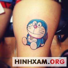 20 hình xăm Doraemon giang hồ cool ngầu  siêu cute dành cho fan  Dạy Xăm  Môi