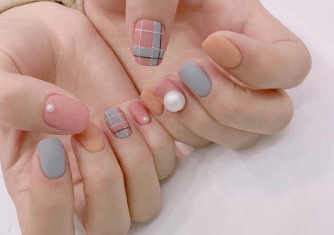 nail đẹp, 10+ mẫu nail sơn móng tay màu hồng bóng nước tôn da, nịnh mắt