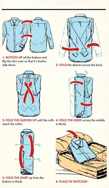[tips] 6+ cách gấp áo sơ mi không nhăn cực đẹp và gọn gàng