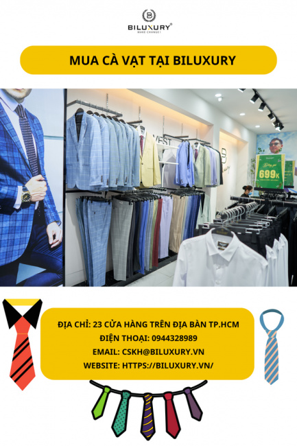 top 11 địa chỉ shop bán cà vạt nam giá rẻ và chất lượng tại tphcm