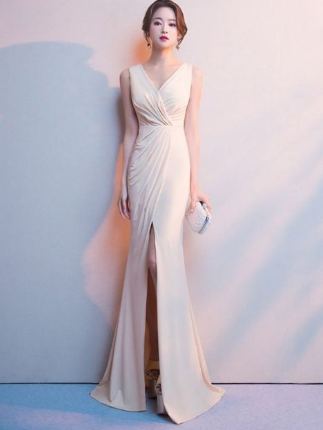 #40 mẫu váy đầm dạ hội màu trắng đẹp (thu hút ánh nhìn)