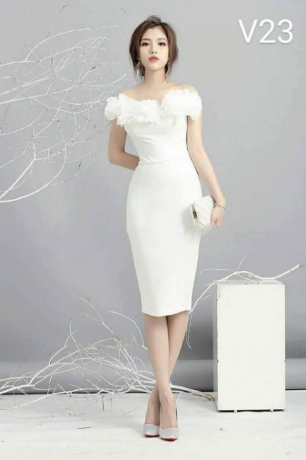 40+ mẫu đầm dự tiệc màu trắng hợp thời trang xuân hè