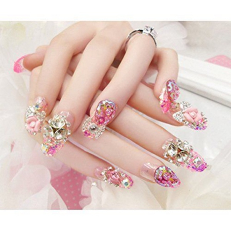 50+ mẫu nail đính đá đẹp nhất cho nàng thêm xinh