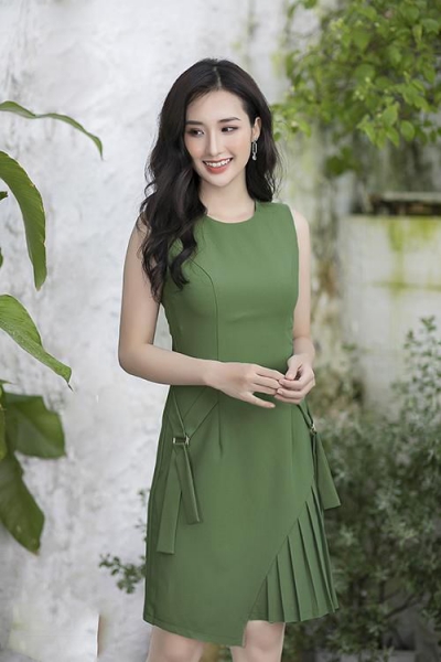 FS50K]Váy liền nữ chữ A thời trang cổ sơ mi liền thân dáng công sở trẻ  trung cá tính - hot trend | Shopee Việt Nam