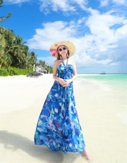 Chi tiết với hơn 66 váy maxi xanh da trời tuyệt vời nhất  trieuson5