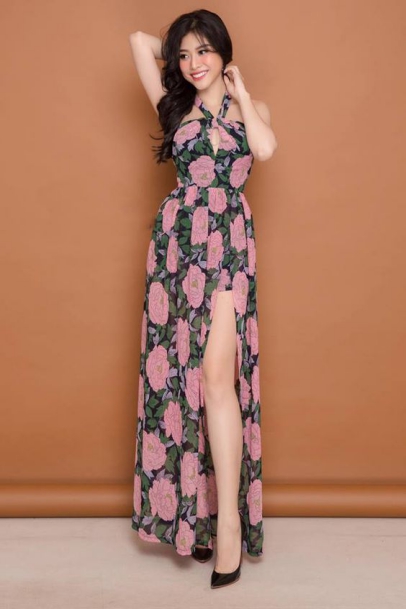 Váy maxi dáng dài đẹp hợp phong cách hàn quốc dịu dàng  Thời trang  Việt  Giải Trí
