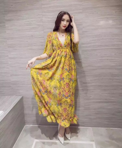 #99 mẫu váy đầm maxi đẹp thời trang (style hàn quốc)