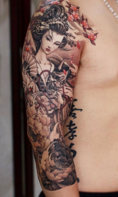 55 hình xăm full ở tay đẹp nhất (chuẩn tattoo)