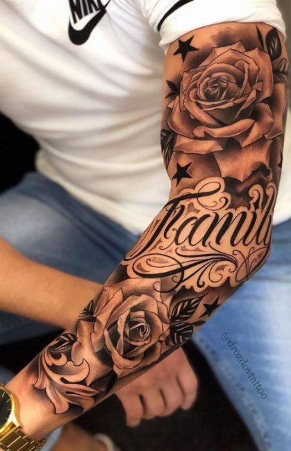 55 hình xăm full ở tay đẹp nhất (chuẩn tattoo)