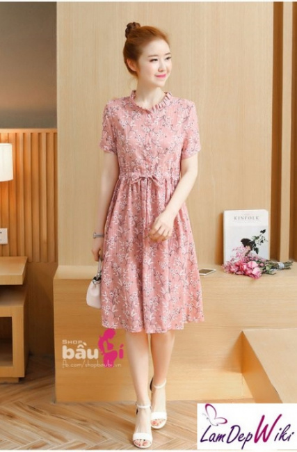 15+ Mẫu váy hoa nhí đẹp phong cách thời trang Hàn Quốc - ALONGWALKER