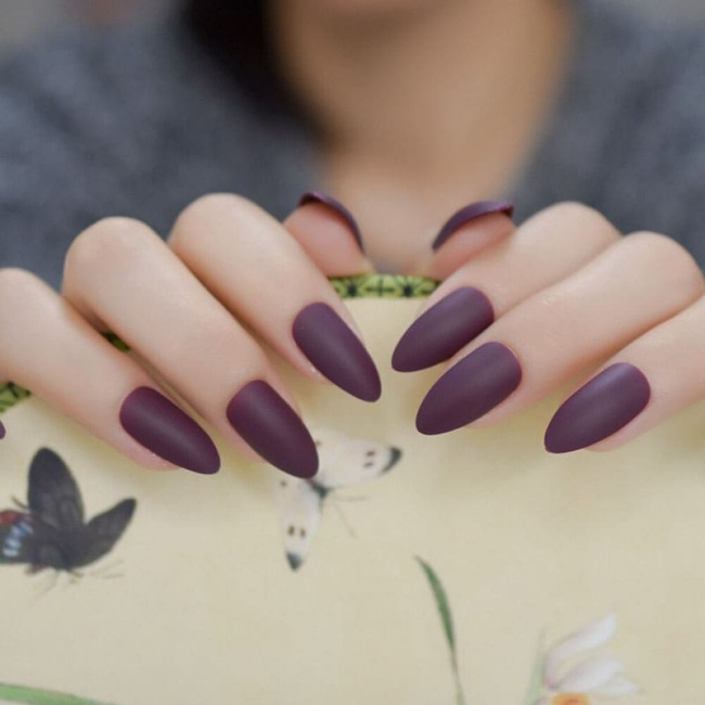 nail đẹp, 10 mẫu sơn móng tay nhám hàn quốc được yêu thích nhất