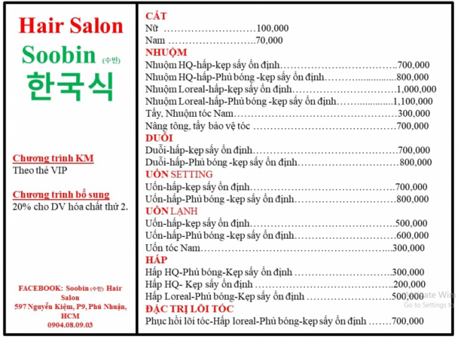địa điểm, top 10 salon làm tóc đẹp và uy tín nhất quận phú nhuận, tp. hcm