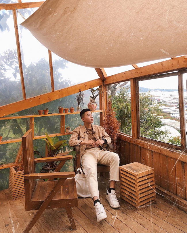 top 5 quán cafe nhà kính đà lạt cho bạn ngắm trọn phố núi