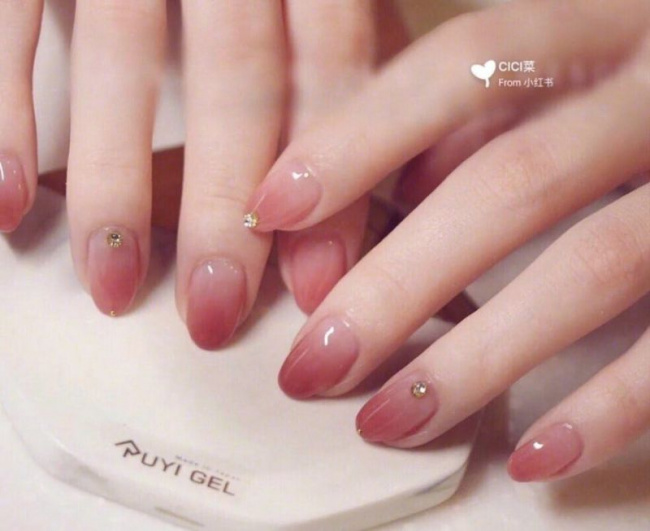 nail đẹp, top những mẫu nail sơn thạch đơn giản hút mắt ánh nhìn