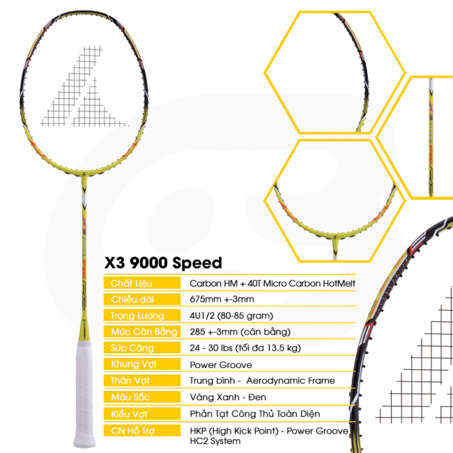 vợt cầu lông cao cấp thương hiệu prokennex đáng mua nhất