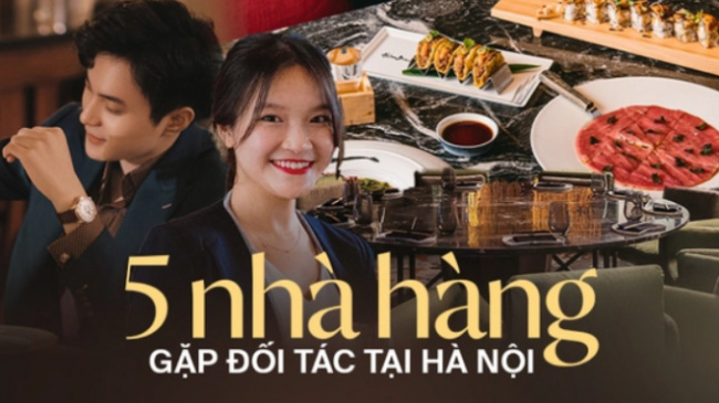 dinh restaurant, restaurant meets partner, locations in hanoi that help office workers have a smooth meeting whether they are partners or colleagues