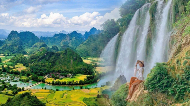 ban gioc waterfall, cao bang, green pearl, homestay, tour, travel, youth, go now lest you miss the waterfall season and experience the ‘hunting’ of golden rice in cao bang at a cost of less than 150$